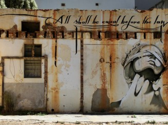 All shall be equal before the law - South Africa Grafitti